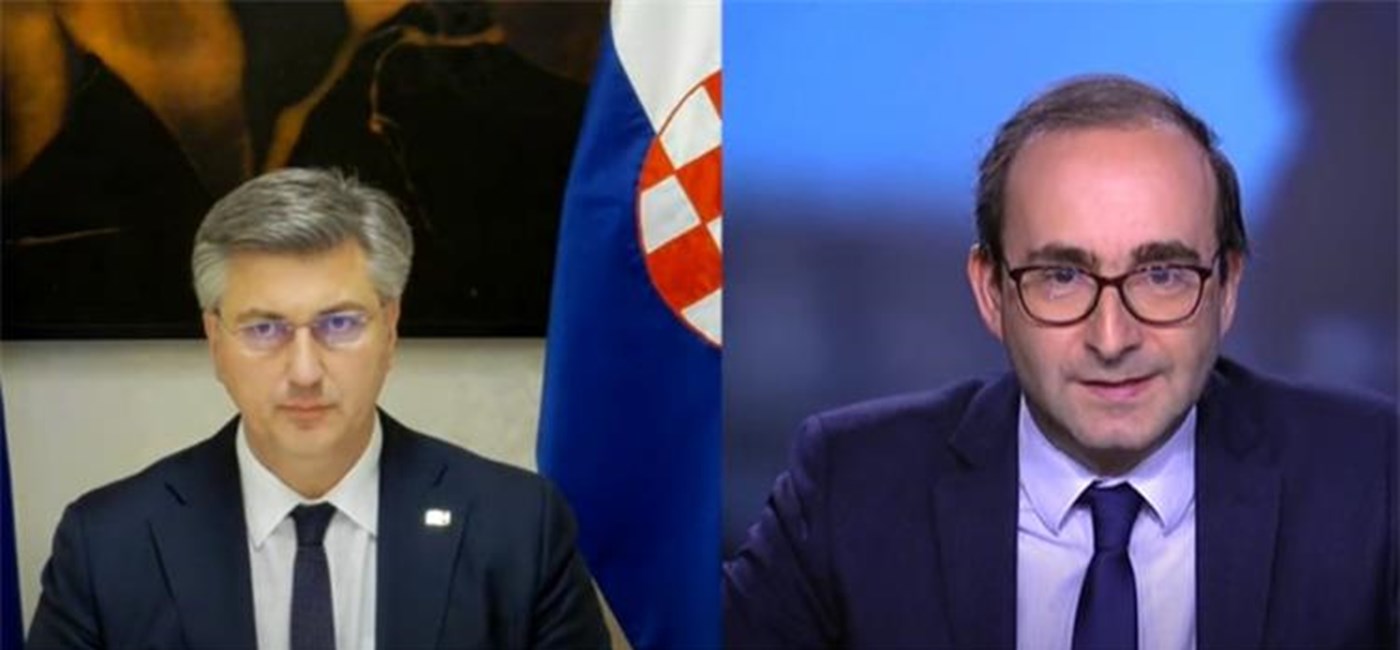 Plenković za France24: Schengen i eurozona trajna postignuća za hrvatski narod
